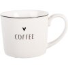 Tazza Clayre & Eef BHSMU0002 12x8x7 cm Bianca e Nera