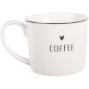 Tazza Clayre & Eef BHSMU0002 12x8x7 cm Bianca e Nera