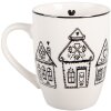 Tazza Clayre & Eef GBBMU 12x8x10 cm Beige e Nero