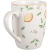 Tazza Clayre & Eef LELMU0001 12x8x10 cm / 350 ml Bianco Giallo
