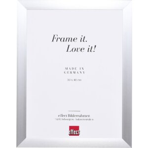 Cornice per foto Effect Alu Profil S3 Nera o Argento 13x13 fino a 70x100 Vetro selezionabile