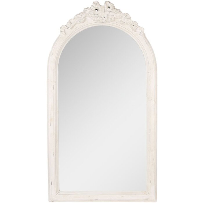 Specchio da parete Clayre & Eef 52S326 50x4x92 cm Bianco