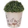 Vaso per fiori Clayre & Eef 6CELFJ0001XL Ø 21x20 cm Beige Marrone