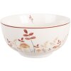 Ciotola in porcellana Clayre & Eef LFJBO Ø 14x7 cm beige-marrone