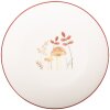 Piccolo Piatto in Porcellana Clayre & Eef LFJDP Beige-Marrone 20x2 cm