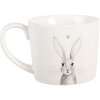 Tazza Clayre & Eef RUBMU 12x8x7 cm Bianca e Grigia