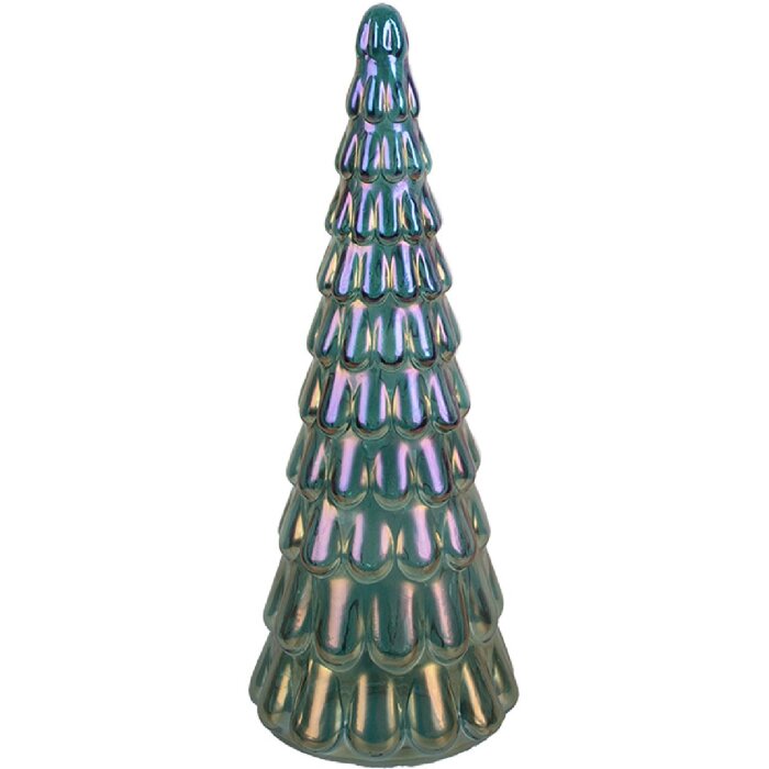 Decorazione Albero di Natale Clayre & Eef 6GL5331 Ø 12x33 cm Blu