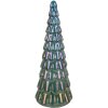 Decorazione Albero di Natale Clayre & Eef 6GL5331 Ø 12x33 cm Blu