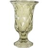 Vaso in vetro Clayre & Eef 6GL5337 Verde Ø 12x18 cm