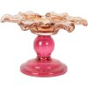 Portacandele Clayre & Eef 6GL5339 Ø 14x9 cm Arancione Rosa