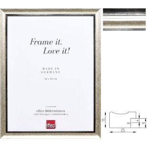 Effect Cornice Profilo 40 Argento Platino Legno 7x10 bis...