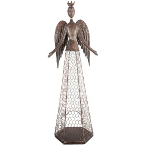 Decorazione Angelo Clayre & Eef 5Y1360 28x19x75 cm Marrone-Beige