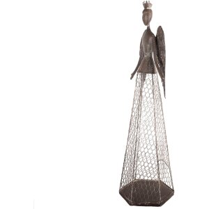 Decorazione Angelo Clayre & Eef 5Y1360 28x19x75 cm Marrone-Beige