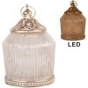 Clayre & Eef 6GL5216 Decorazione con LED Ø 8x12 cm Rosa