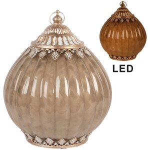 Clayre & Eef 6GL5218 Decorazione con LED Ø 15x19 cm