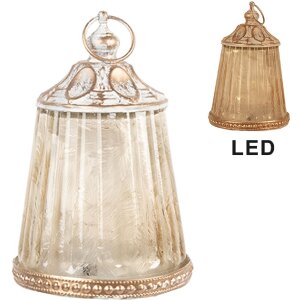 Clayre & Eef 6GL5229 Decorazione con LED Ø 8x12 cm / 2xAAA