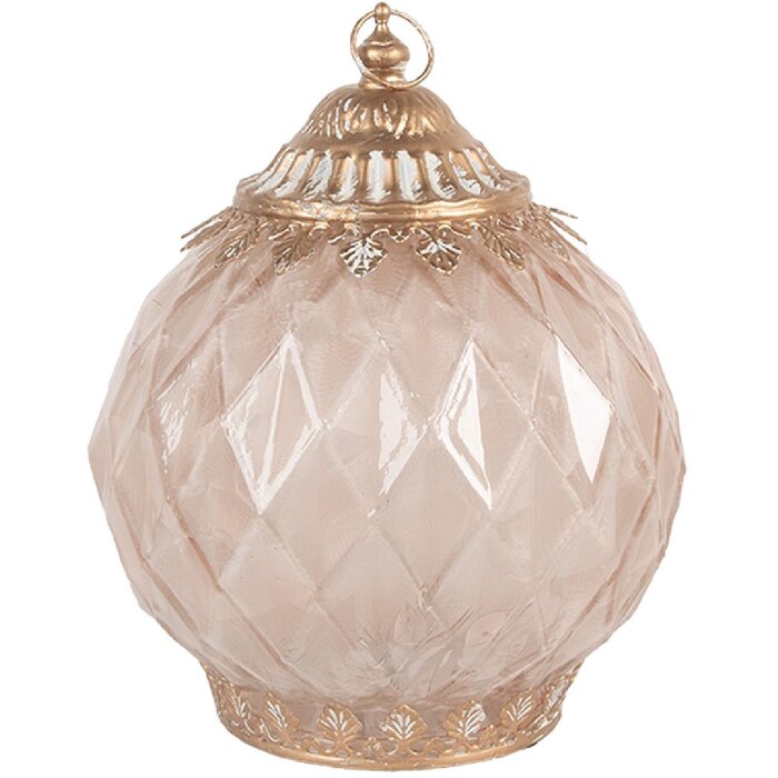 Clayre & Eef 6GL5230 Decorazione con LED Ø 15x19 cm / 2xAAA