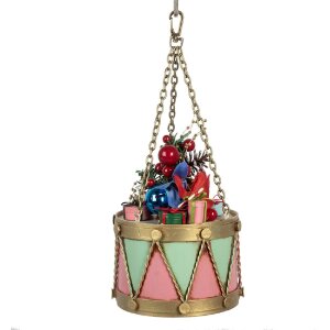 Clayre & Eef 6Y5865P Decorazione Tamburo Ø 12x16/27 cm Rosa