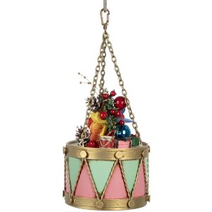 Clayre & Eef 6Y5865P Decorazione Tamburo Ø 12x16/27 cm Rosa