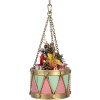 Clayre & Eef 6Y5865P Decorazione Tamburo Ø 12x16/27 cm Rosa