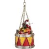 Decorazione Tamburo Ø 12x16/27 cm Giallo-Rosso Clayre & Eef 6Y5865Y