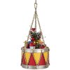 Decorazione Tamburo Ø 12x16/27 cm Giallo-Rosso Clayre & Eef 6Y5865Y