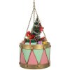 Clayre & Eef 6Y5867P Decorazione Tamburo Ø 21x34/43 cm Rosa Verde