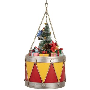 Decorazione Tamburo Ø 21x34/43 cm Clayre & Eef 6Y5867Y Giallo Rosso