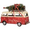 Clayre & Eef 6Y5873 Modell Bus 38x16x28 cm Rosso Beige