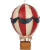 Clayre & Eef 6Y5874 Decorazione Mongolfiera Ø 26x42 cm Rosso & Beige