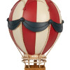 Clayre & Eef 6Y5874 Decorazione Mongolfiera Ø 26x42 cm Rosso & Beige