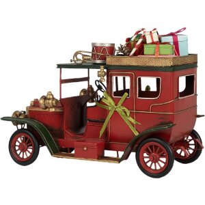 Decorazione Auto Clayre & Eef 6Y5875 Rossa 42x18x28 cm