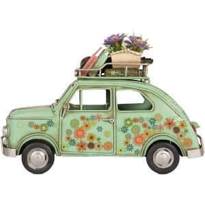 Clayre & Eef 6Y5876 Macchina Decorativa Verde 26x12x18 cm