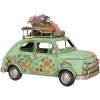 Clayre & Eef 6Y5876 Macchina Decorativa Verde 26x12x18 cm
