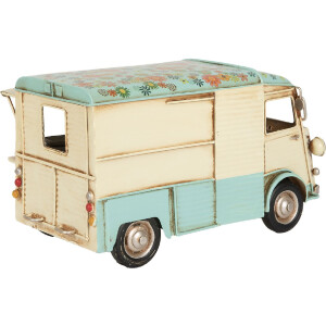 Clayre & Eef 6Y5877 Decorazione Foodtruck 26x14x14 cm Beige Blu
