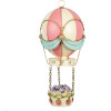 Decorazione pallone aerostatico Clayre & Eef 6Y5878 Ø 14x29 cm Rosa Beige