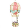 Decorazione pallone aerostatico Clayre & Eef 6Y5878 Ø 14x29 cm Rosa Beige