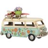 Clayre & Eef 6Y5880 Modello Bus 17x7x11 cm Blu Beige