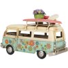 Clayre & Eef 6Y5880 Modello Bus 17x7x11 cm Blu Beige