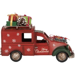 Decorazione Auto Clayre & Eef 6Y5881 Rossa 26x11x17 cm