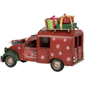 Decorazione Auto Clayre & Eef 6Y5881 Rossa 26x11x17 cm