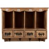 Credenza da parete Clayre & Eef 5H0745 53x16x42 cm marrone