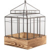 Clayre & Eef 6GL5362 Decorazione mini serra 21x21x32 cm