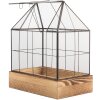 Clayre & Eef 6GL5363 Decorazione Mini Serra 26x17x32 cm