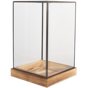 Clayre & Eef 6GL5364 Decorazione Mini Serra 19x19x30 cm