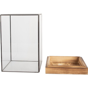 Clayre & Eef 6GL5364 Decorazione Mini Serra 19x19x30 cm