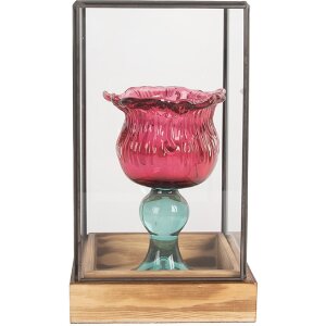 Clayre & Eef 6GL5365 Decorazione Mini Serra 14x14x24 cm