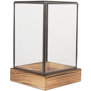 Clayre & Eef 6GL5366 Decorazione Mini Serra 12x12x19 cm