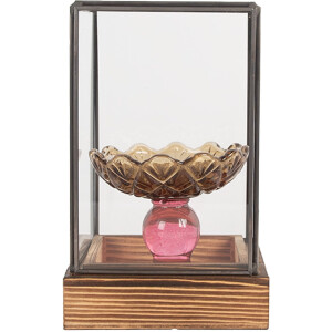 Clayre & Eef 6GL5366 Decorazione Mini Serra 12x12x19 cm