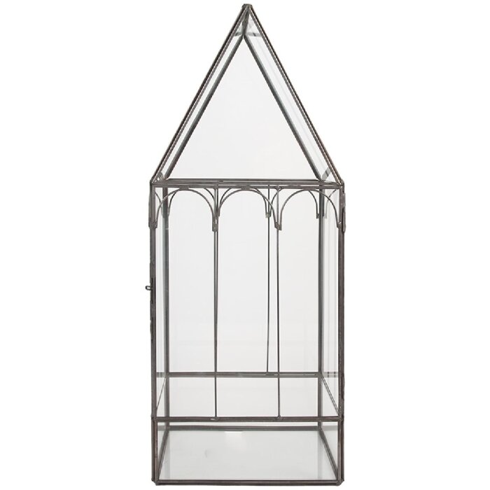 Clayre & Eef 6GL5367 Decorazione Mini Serra 15x15x38 cm